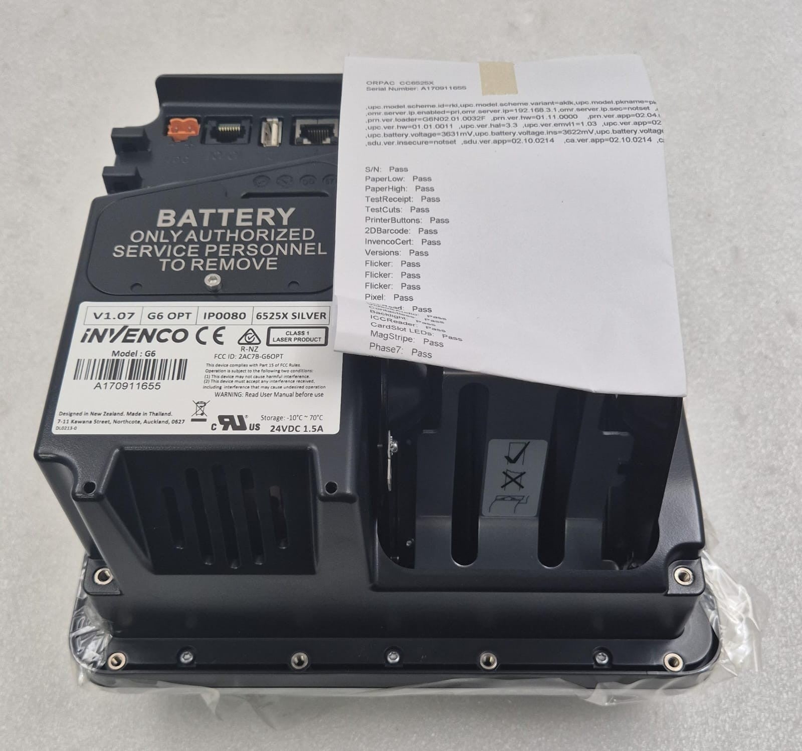 Invenco G6 OPT Self-Service NCR Outdoor Payment Terminal 6525X **NEW SEALED**