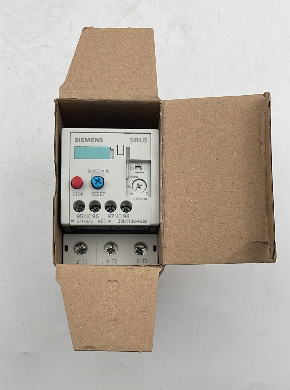 [LOT OF 2] NEW** Siemens 3RU1136-4GB0 Overload relay 46-45A