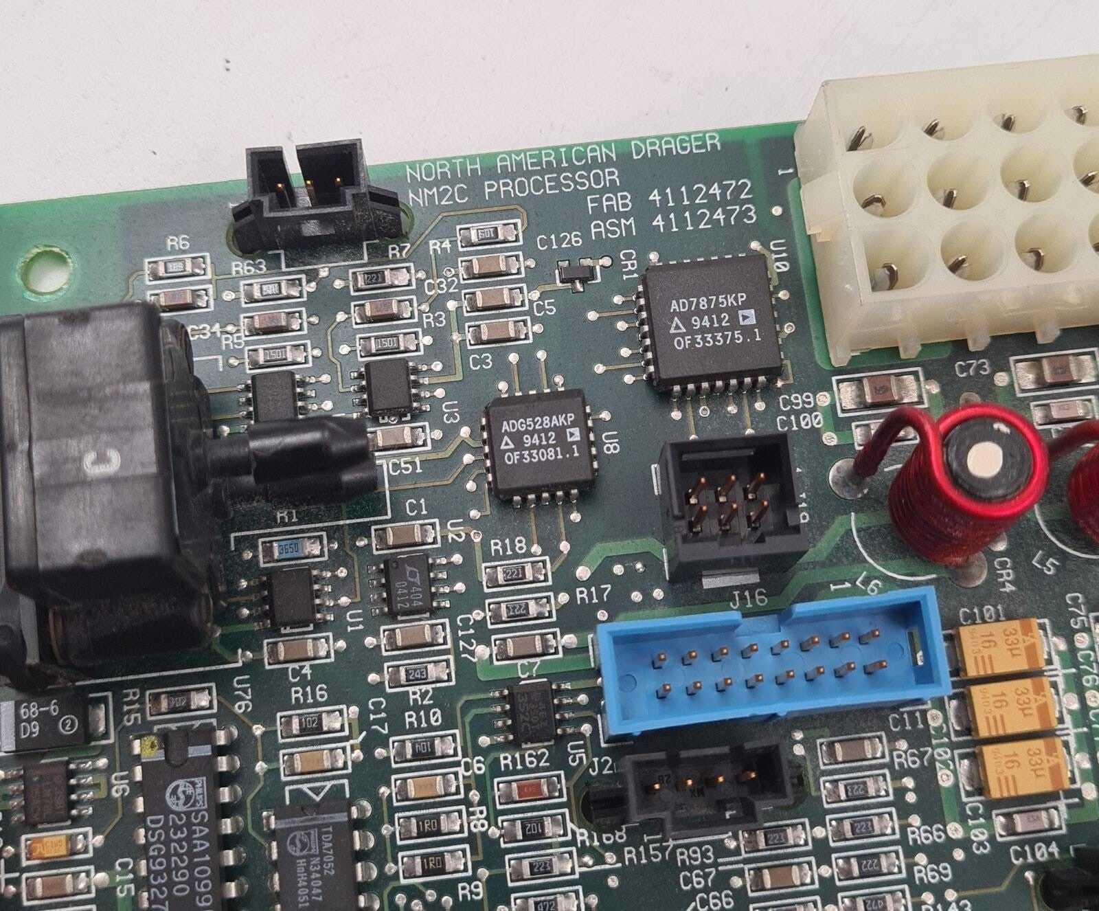 NORTH AMERICAN DRAGER NARKOMED 2C NM2C PROCESSOR 4112472 4112473 CONTROL BOARD
