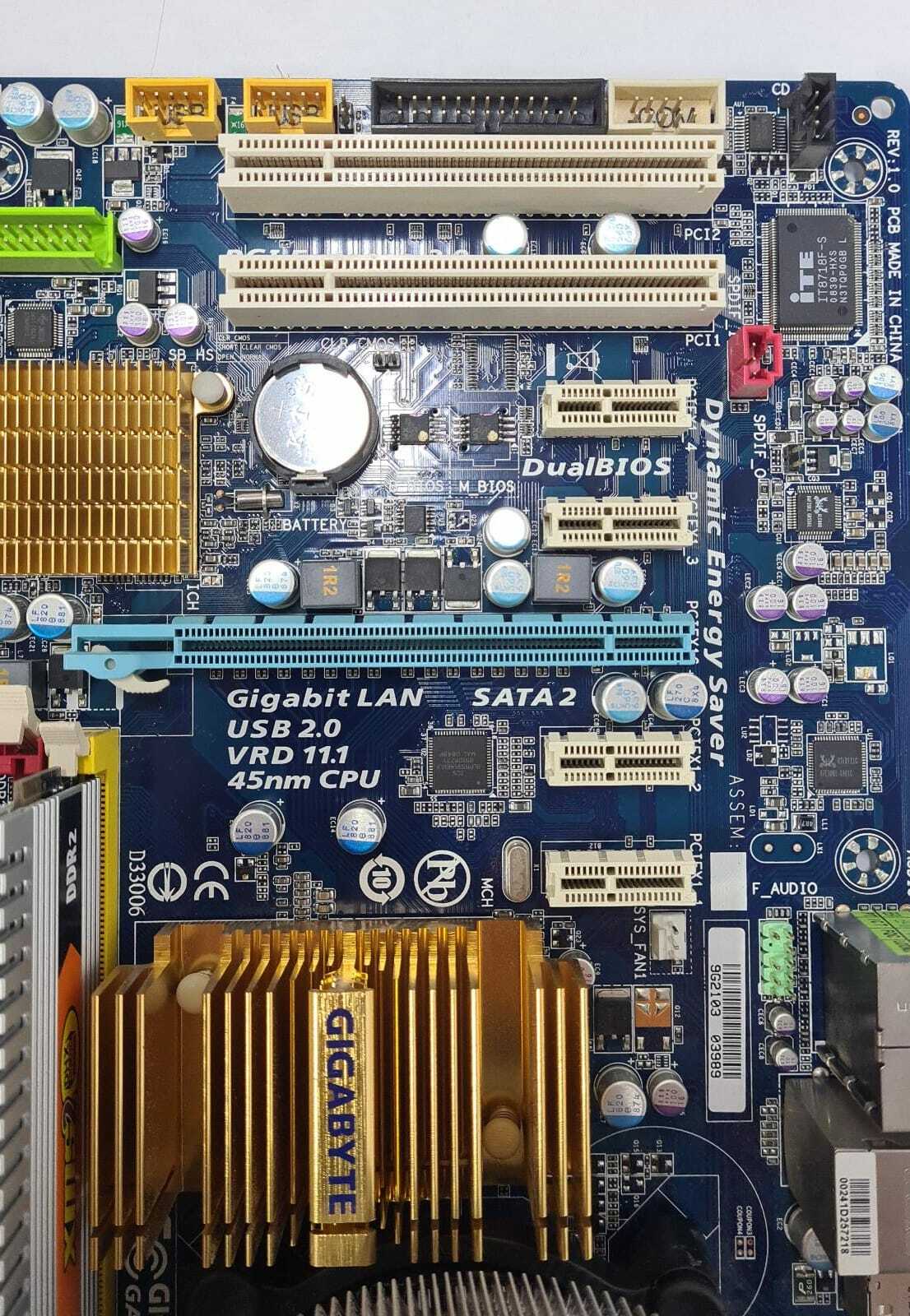 Gigabyte GA-EP43-UD3L Motherboard CPU Intel E7400 SL89Y LGA775 2* RAM CM2X2048