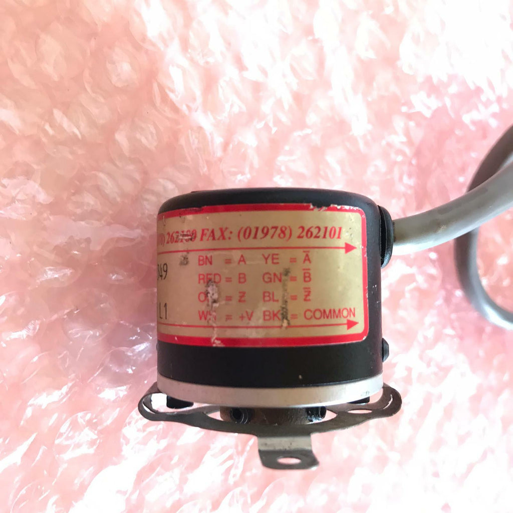 BRITISH ENCODERS Model 755A 38mm High Precision Hollow Blind Bore 1250PPR 5V L1