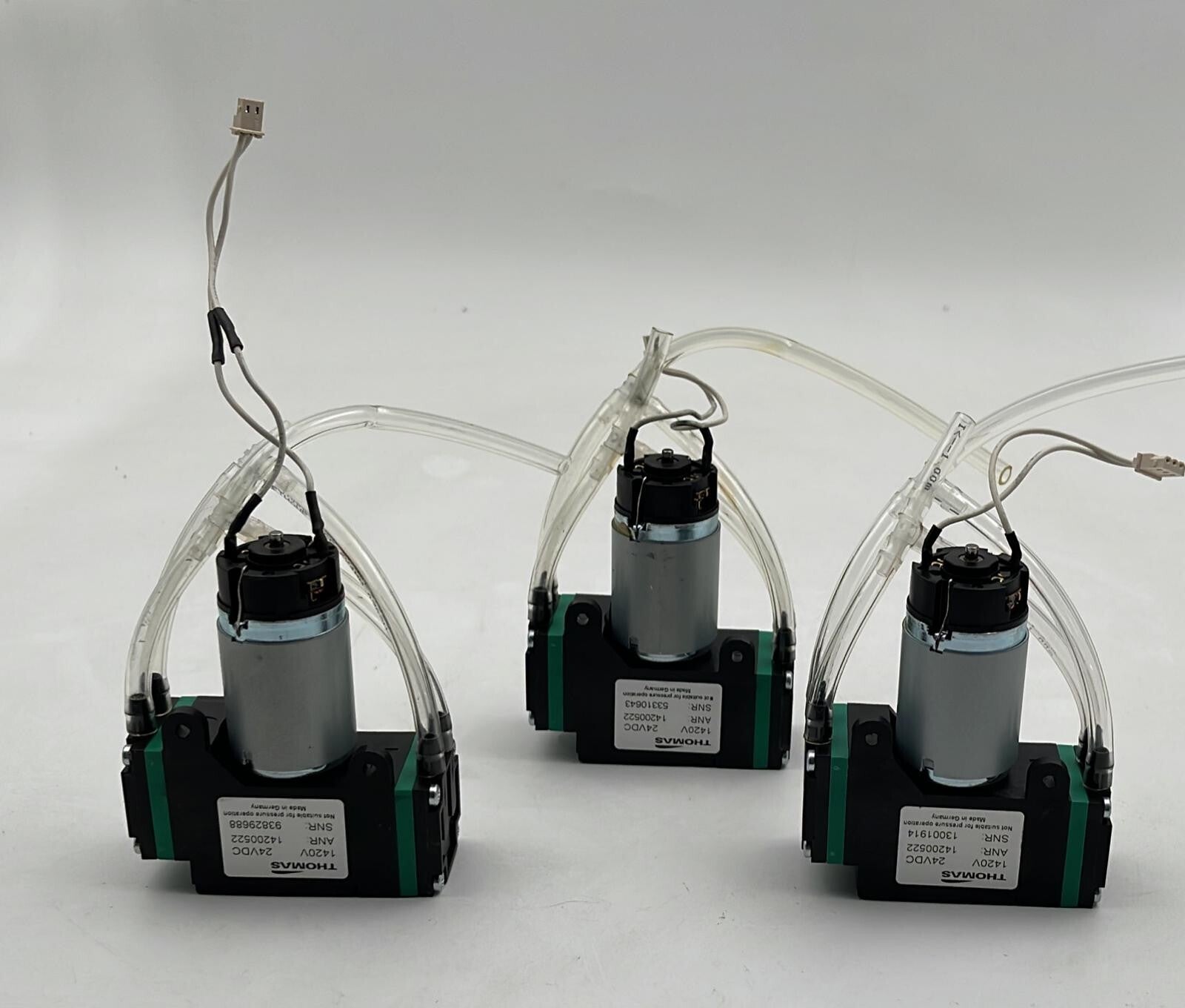 [LOT OF 3] Thomas 1420V 14200522 24VDC Miniature Pump Brushless 29011615 3780RPM