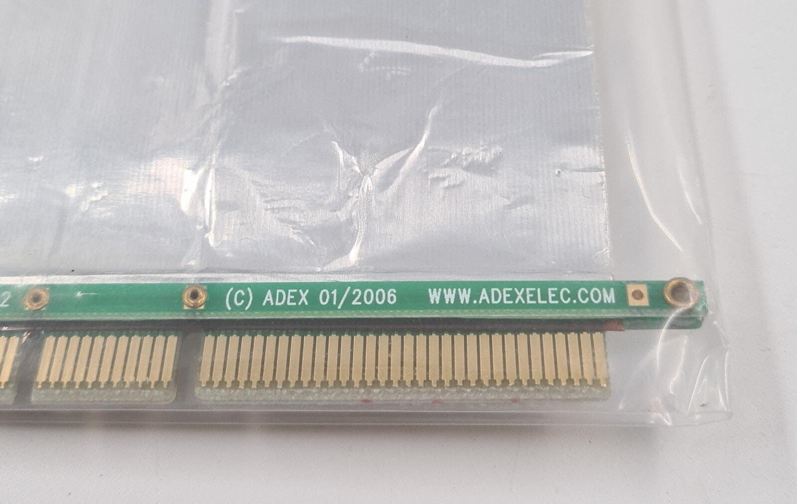 NEW - ADEX PCIFLEX64-5V-5" REV:02 Flexible Cable PCI Male to Female Extender