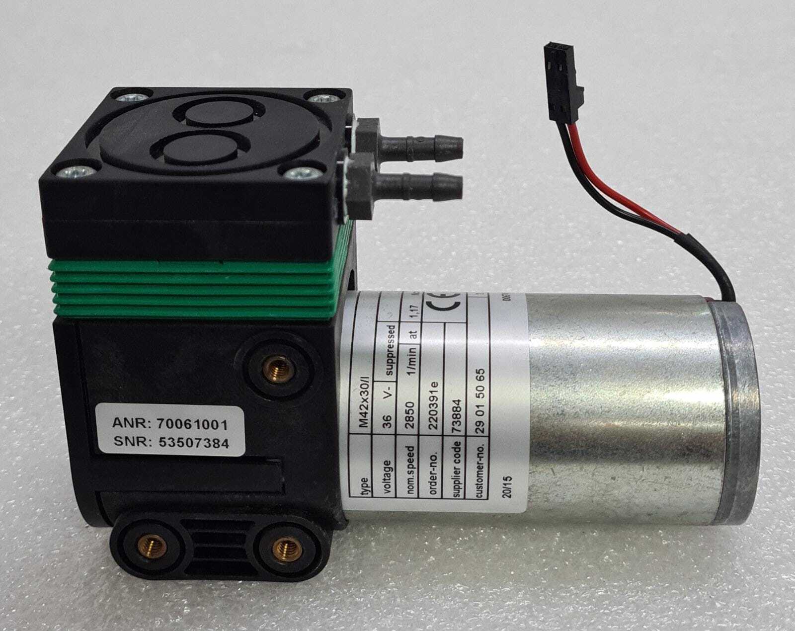 THOMAS ASF M42x30/I ANR: 70061001 36V Diaphragm Vacuum Pump 29015065 73884