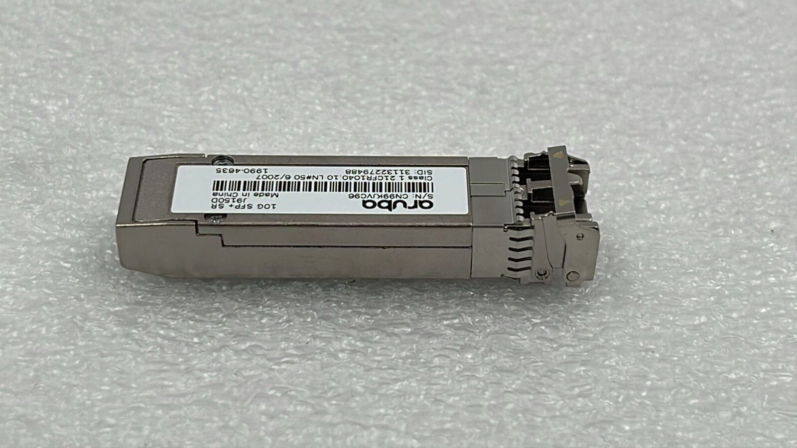 HPE Aruba 10G SFP+ SR 300m OM3 MMF transceiver overview