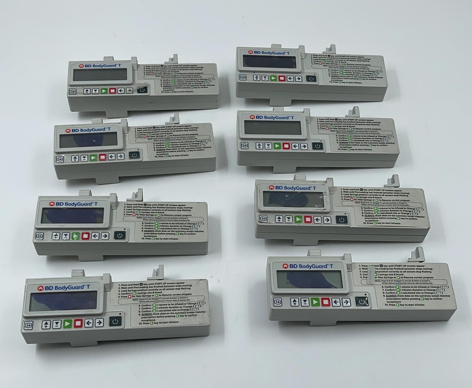 [LOT 8 PCS] MEDNET BD BodyGuard T Ambulatory Syringe Drive Pump PRL00131 *PARTS*