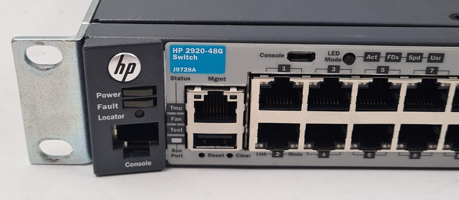HP J9728A 2920-48G Regulatory RSVLC-1201A 48-Port Gigabit Ethernet Switch W/ PSU