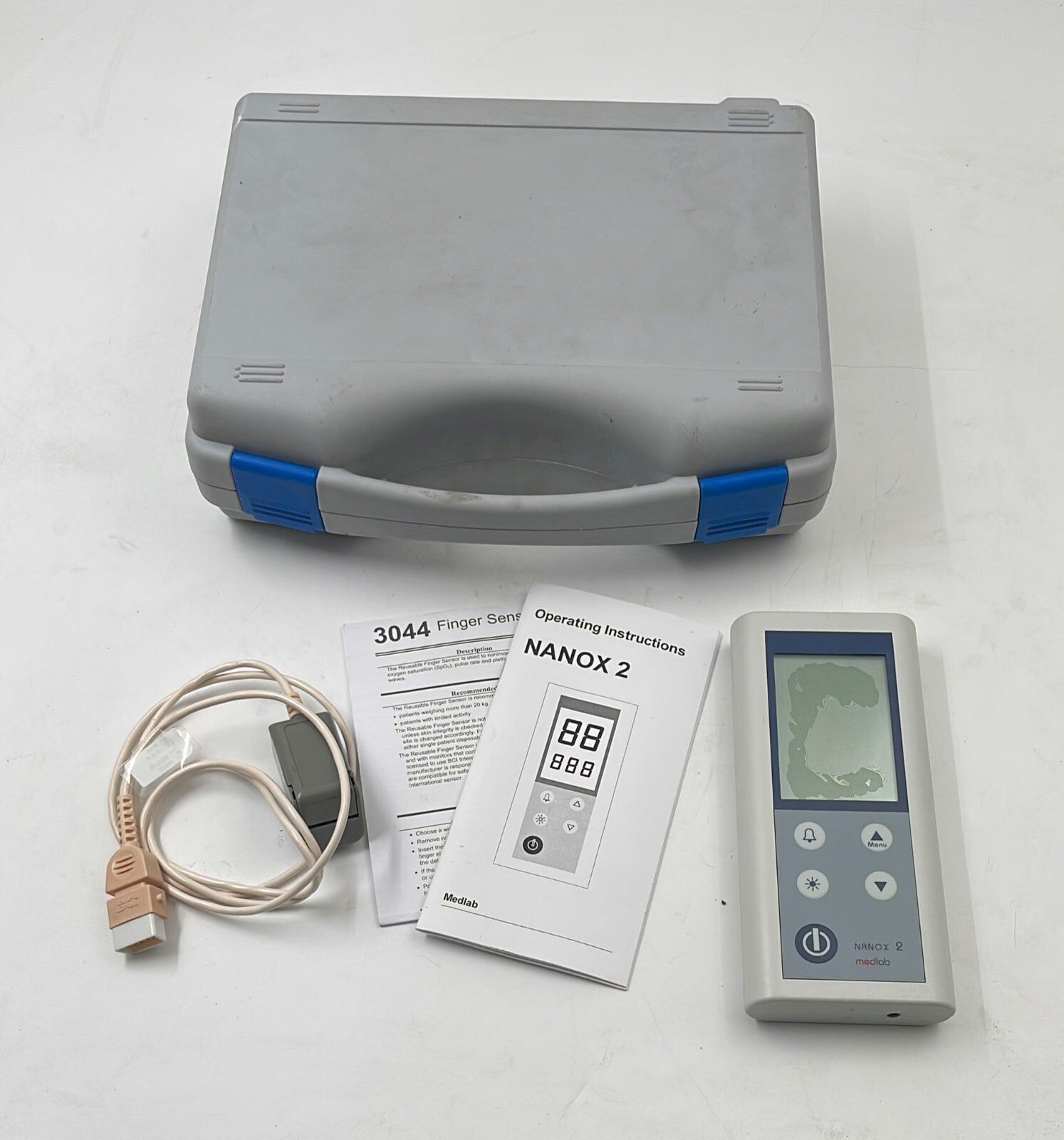 MEDLAB NANOX 2 W/ Oximeter Sensor **AS IS