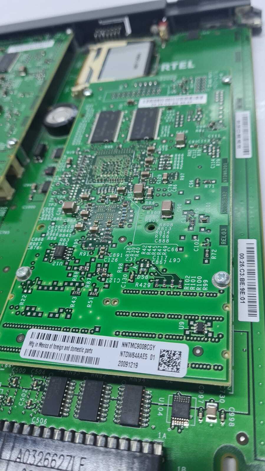 Nortel NTDW60BBE5 RLSE 03 MGC Media Gateway Controller Card & Flash & Daughters