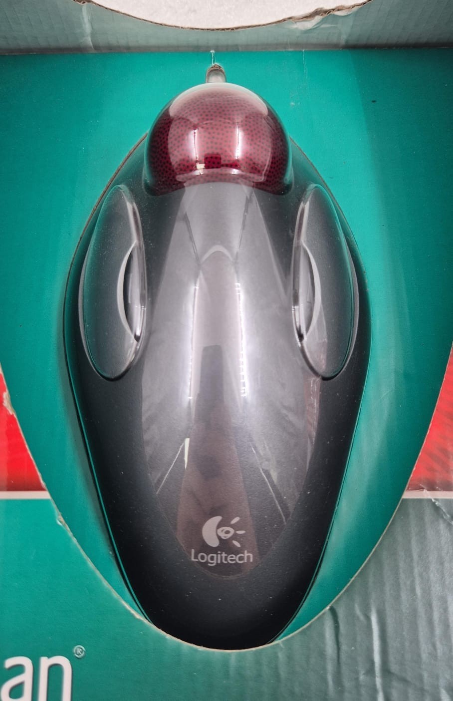 NEW - Logitech TrackMan Marble Trackball USB Mouse T-BC21 910-000808 810-000767