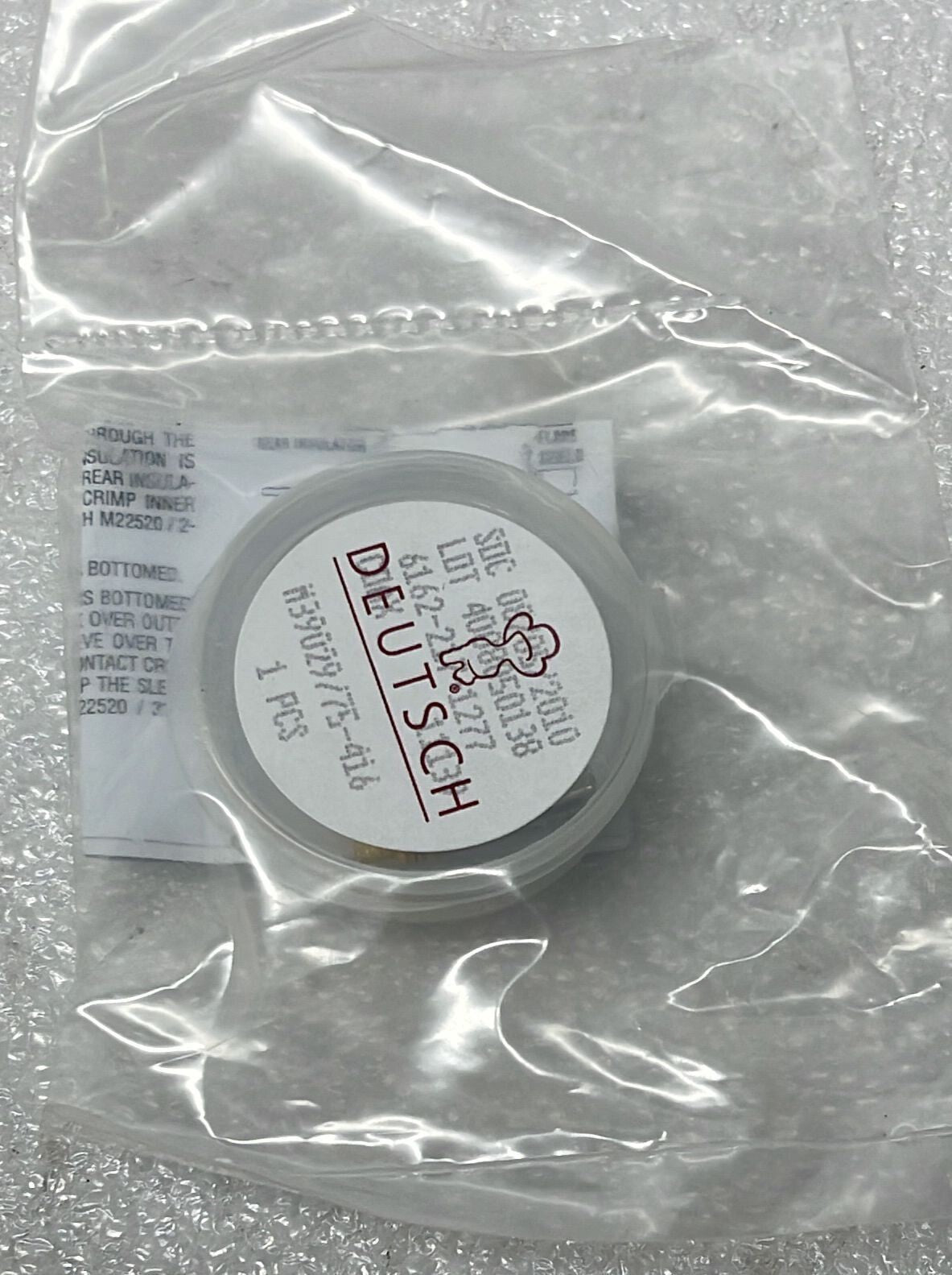 [LOT 5] NEW Sealed - DEUTSCH MIL SPEC CONNECTOR 12 SHLD SOCKET 6162-217-1277