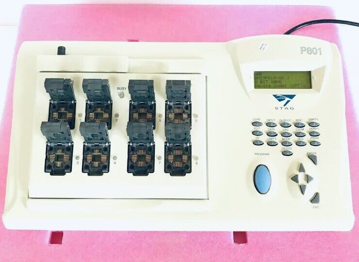 STAG Programmer P801 High Speed EPROM Gang Multi Socket Chip Production G882