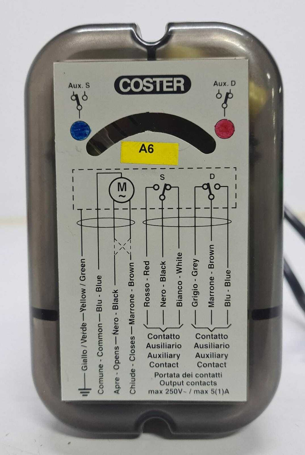 COSTER CRB 094 Series 909 24V 90 sec. Reversible Rotary Servo Motor