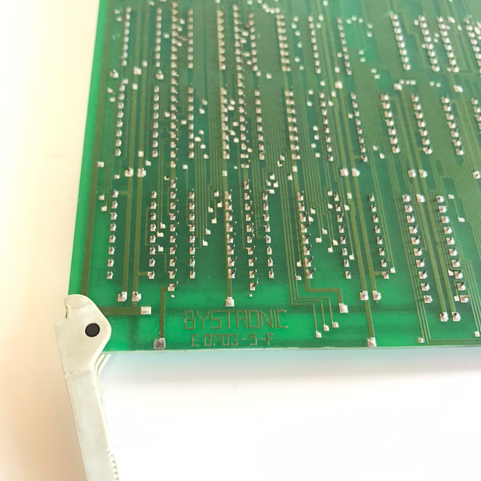 Bystronic E0703-5-F Parcom VAR02 CONTROL Circuit Control Pc Board For BL1500DC