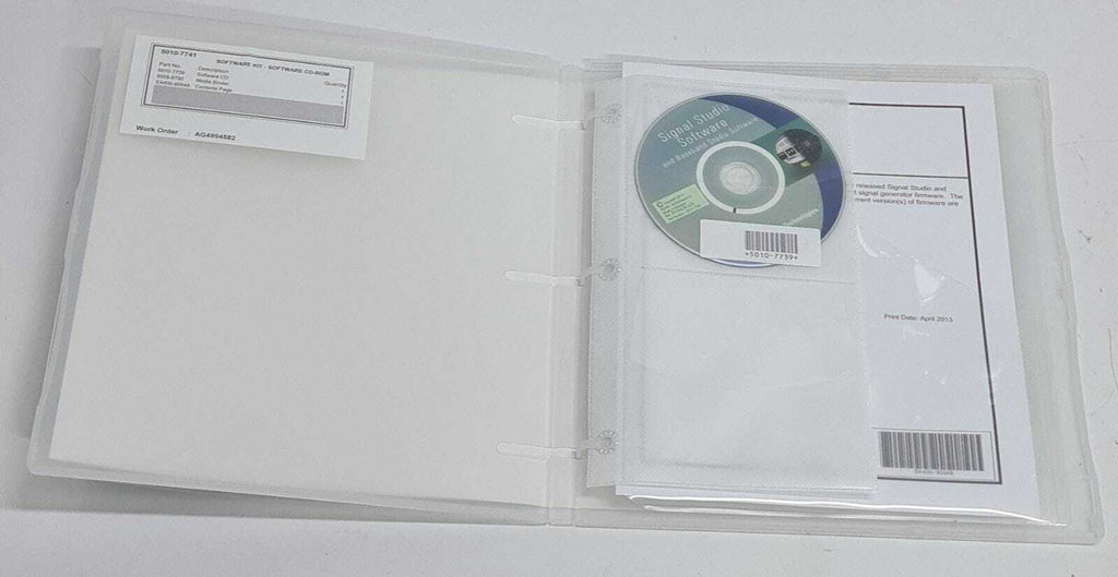 NEW - AGILENT Technologies 5010-7741 SOFTWARE KIT W/ SW CD 5010-7739