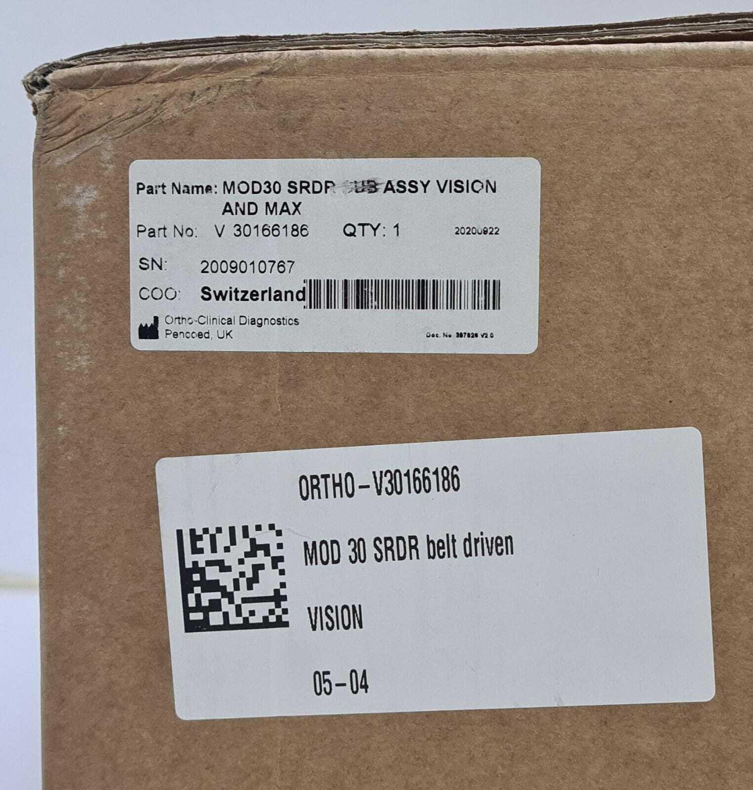 Ortho Clinical ORTHO-V30166186 MOD30 ROTOR SRDR Belt Driven SUB ASSY VISION