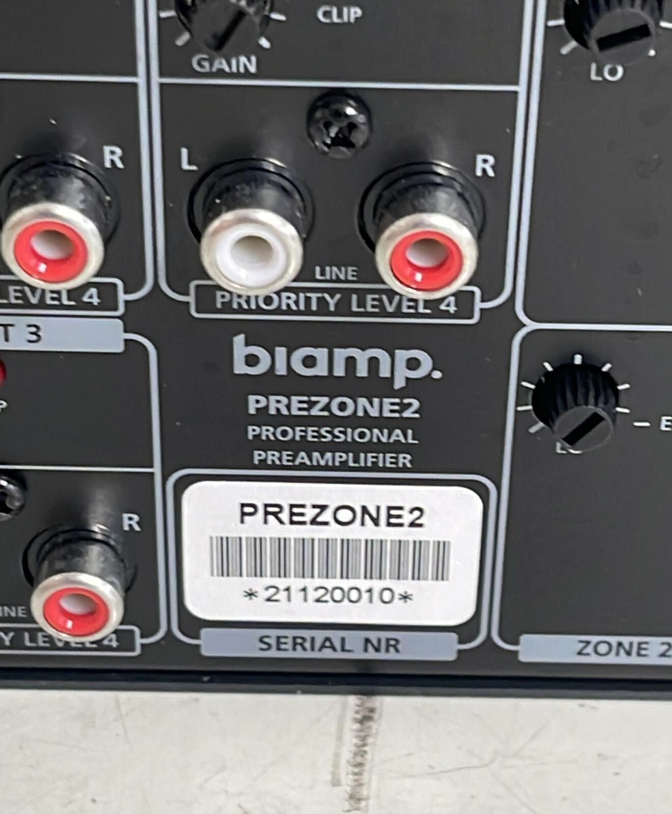 Biamp Prezone 2 Professional Audio Preamplifiers Stereo source zones