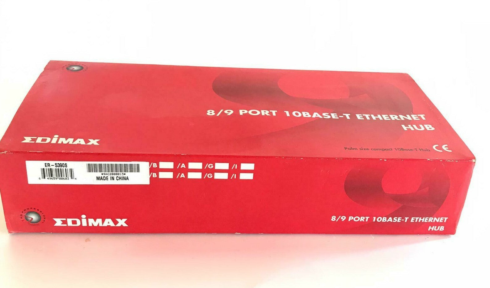 Edimax Technology Er 5390S 9 Port 10base T Ethernet Network Hub 10 Mbps