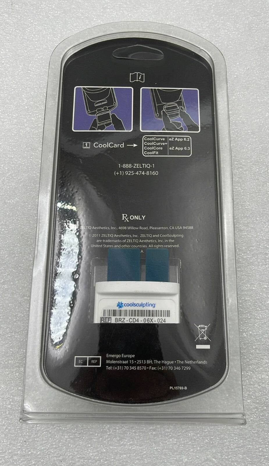 CoolSculpting CoolCard retail packaging display