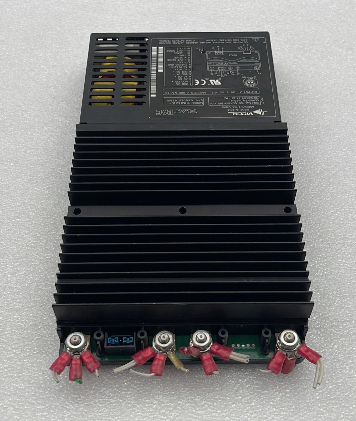 VICOR FlatPAC VI-MU3-EQ-LL-11 Power Supply 400W 24V