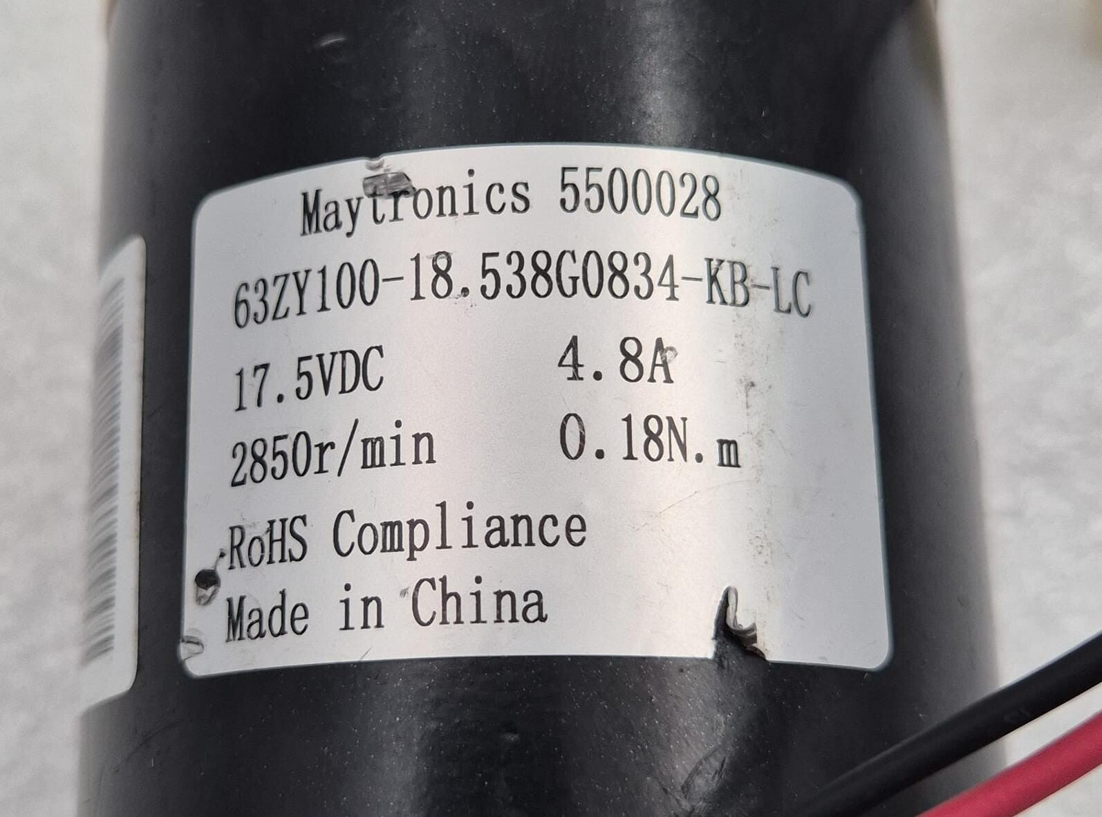 *TESTED* Maytronics Pump Motor 5500028 63ZY100 for Dolphin Pool Robot