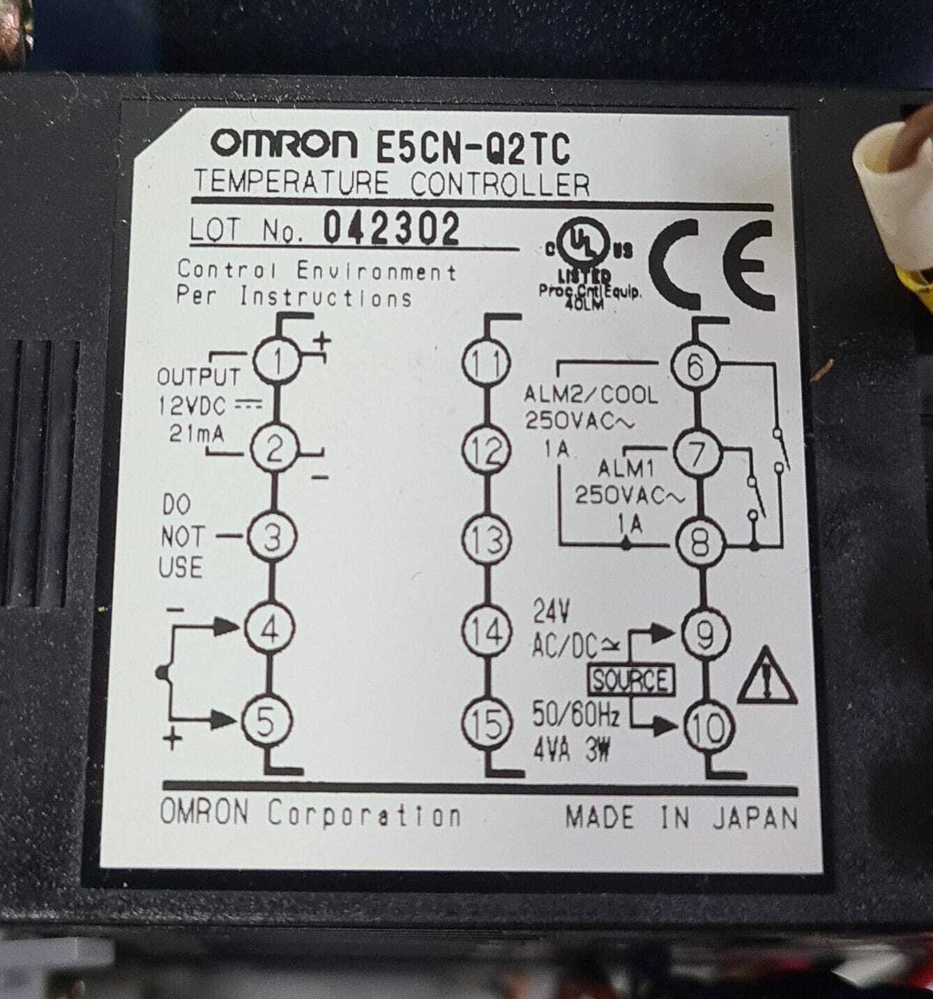 [LOT 3] Omron Temperature Control E5CN-Q2TC Thermostat for Roche MagNA Pure LC