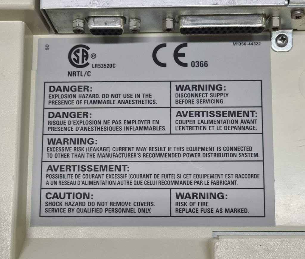 Hewlett Packard HP M1353A Series 50IP Monitoring System hospital - FOR PARTS