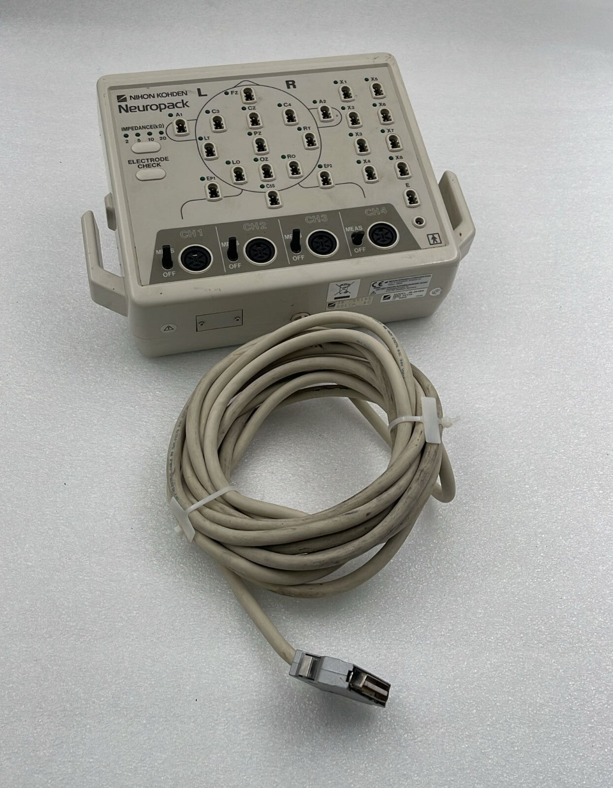 NIHON KOHDEN Neuropack JB-281BK Control Box **AS IS