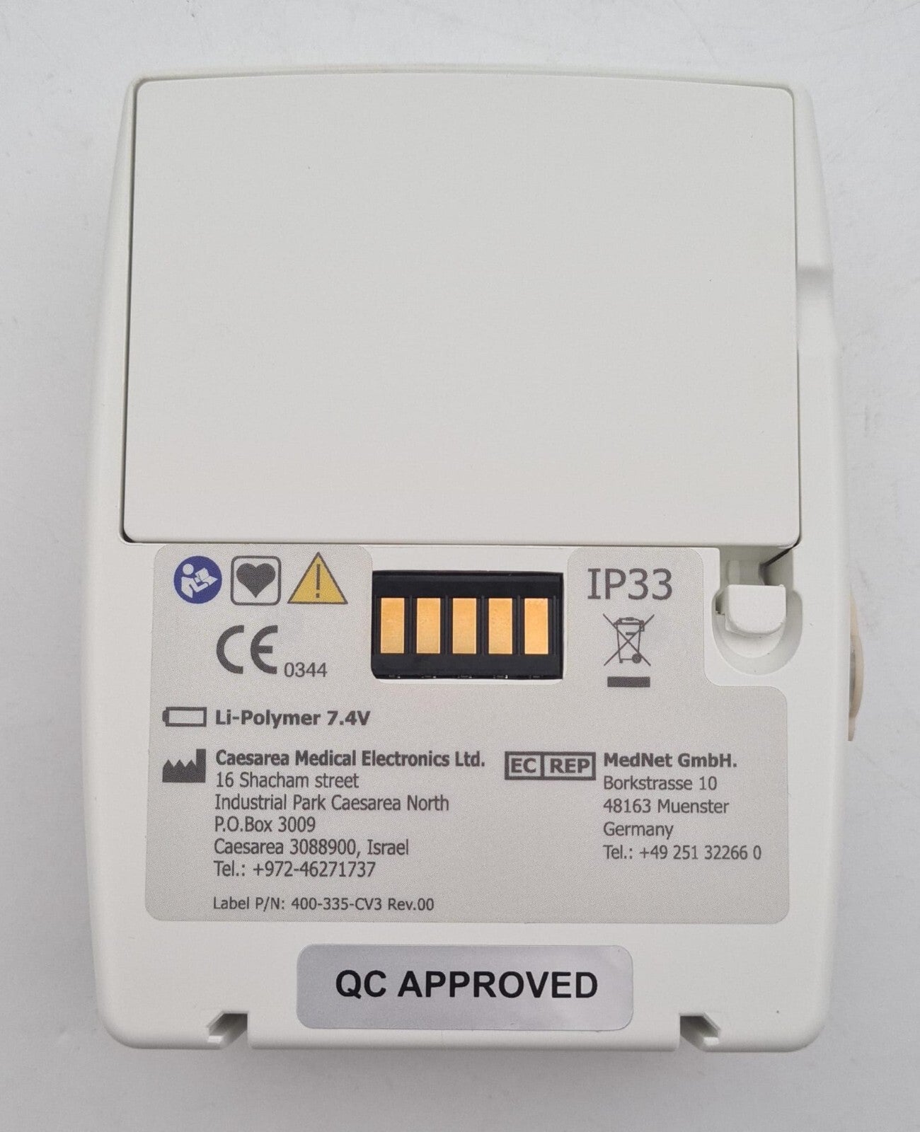 **AS-IS** MedNet CME Caesarea BodyGuard 595 999-803de Infusion PUMP CHARGER KIT