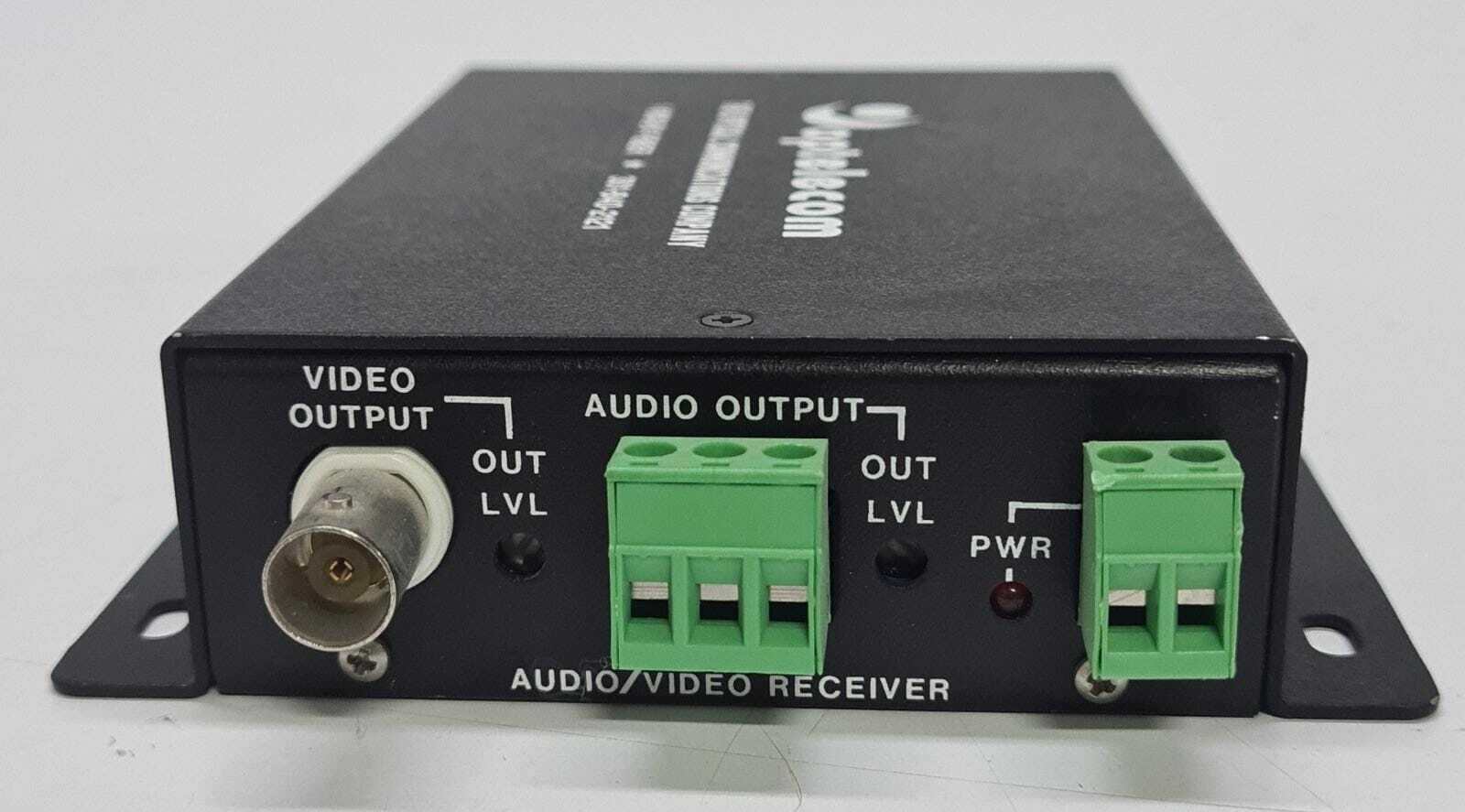 Optelecom 21515-5 REV E Audio Video Receiver Fiber Optic Interface