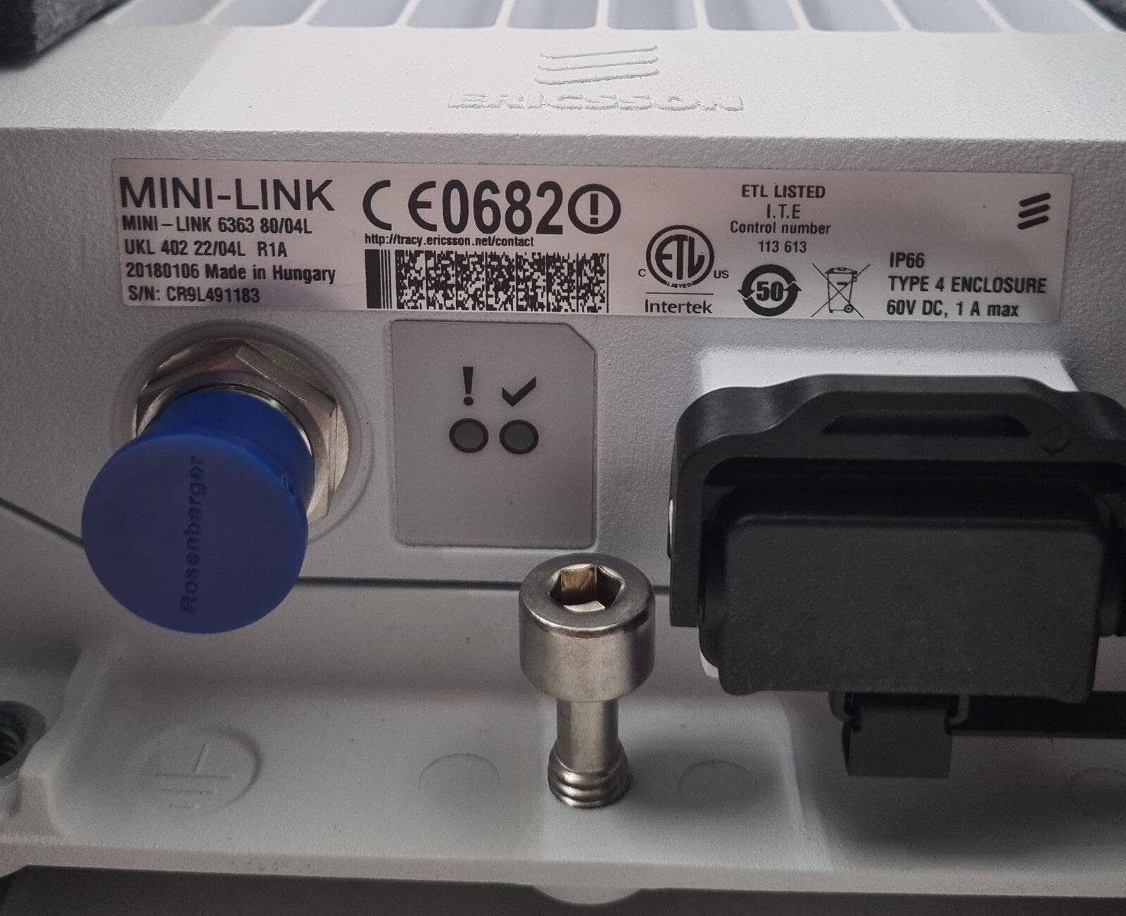 NEW - Ericsson UKL 402 22/04L MINI-LINK 6363 80/04L BFZ 611 95/04L R1A