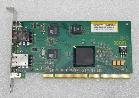 3COM 3C982-TXM EtherLINK server PCI dual port 10/100 Ethernet NIC network adapter card