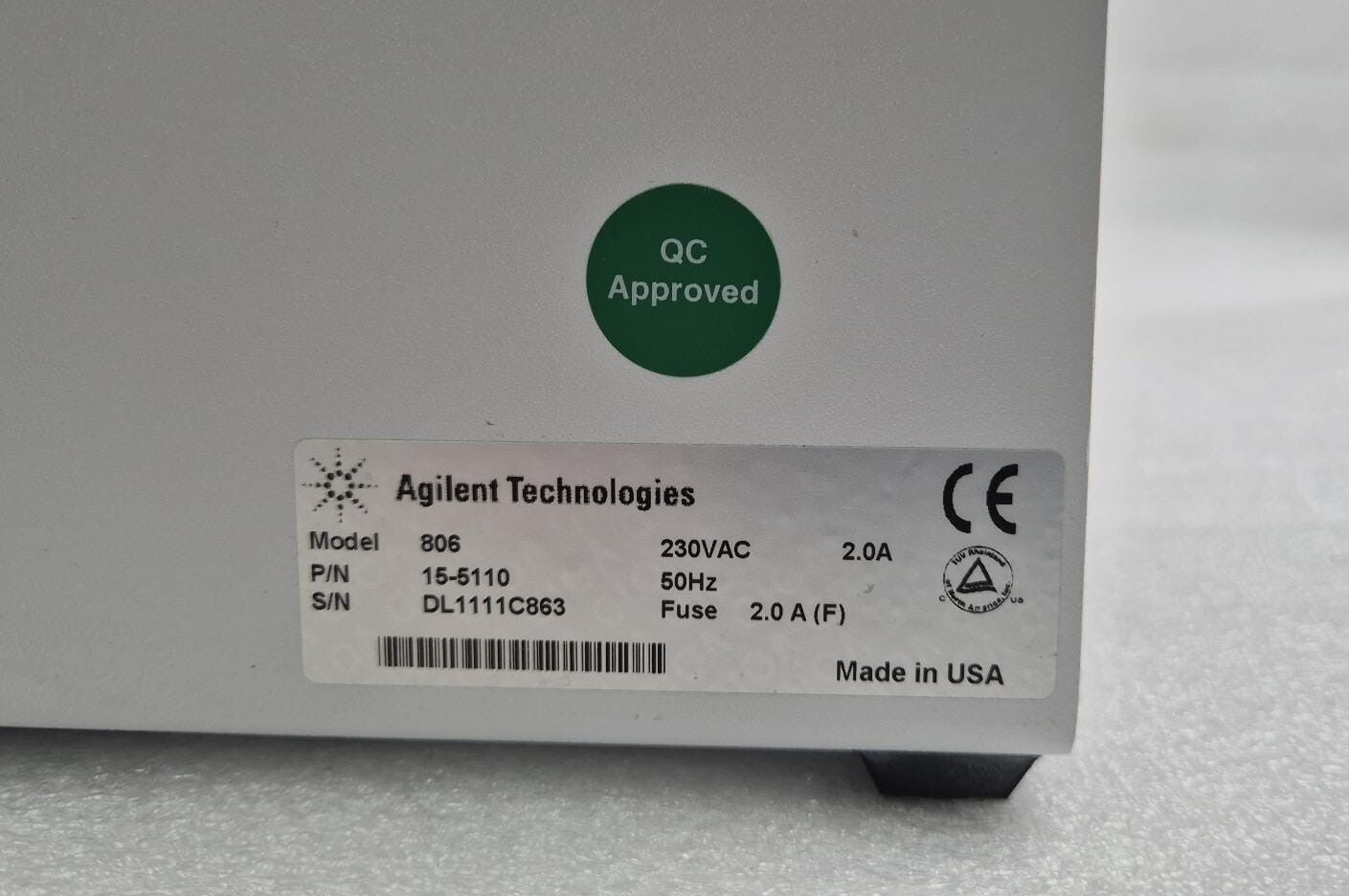 Agilent Technologies 806 Syringe Pump 15-5110 230V 8-Channel 10ml Syringes