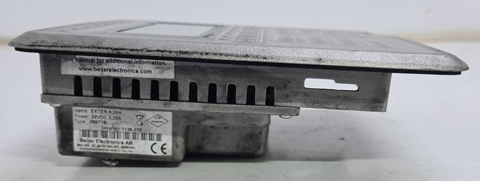 BEIJER ELECTRONICS AB EXTER K30m K30 06671B 24VDC **AS-IS**
