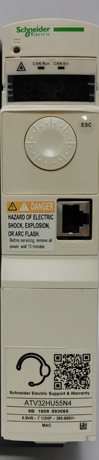 Schneider Telemecanique Altivar 32 Series ATV32HU55N4 5.5kW 7 1/2HP 5,5kw 400V