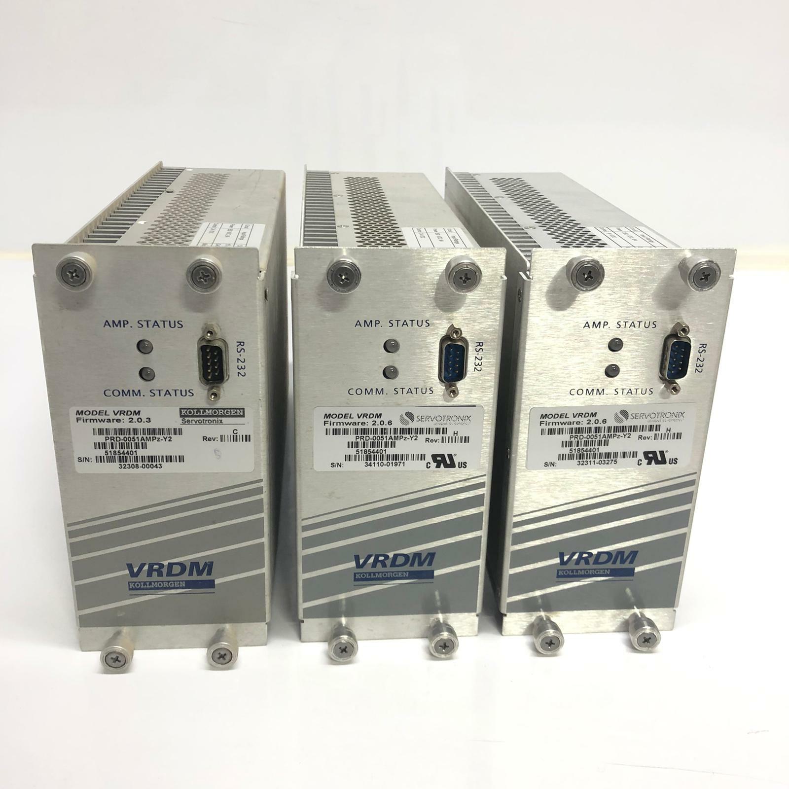 [3 Units] Servotronix VRDM Amplifier 9A PRD-0051AMPz-Y2 - FOR PART