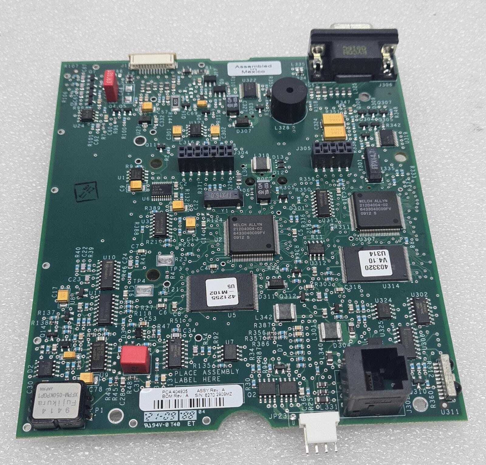 WELCH ALLYN 404926 PATT B SPOT ON PCA 404925 Board For Roche Cobas
