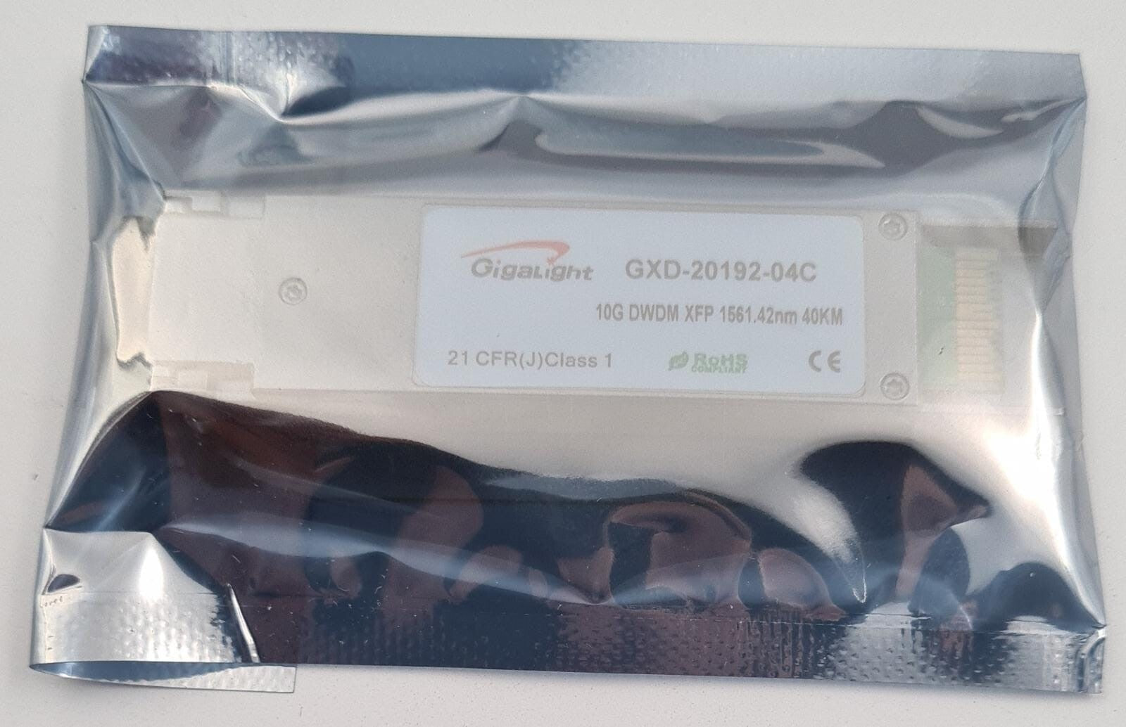 NEW- GigaLight GXD-20192-04C 10G DWDM XFP 40KM Transceiver Module 1561.42nm