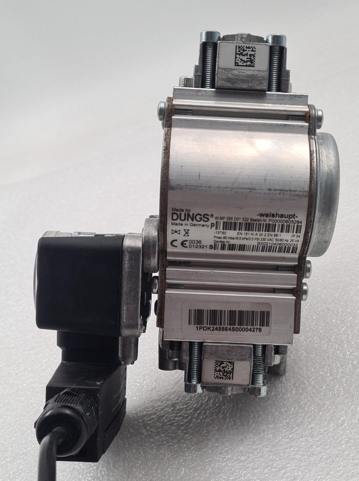 DUNGS Weishaupt Control Gas Valve W-MF 055 D01 S22 605284 W/ GW 50 A5/1 **AS-IS