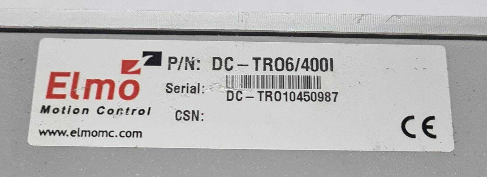 Elmo Motion Control DC- TRO6/400I Servo Drive
