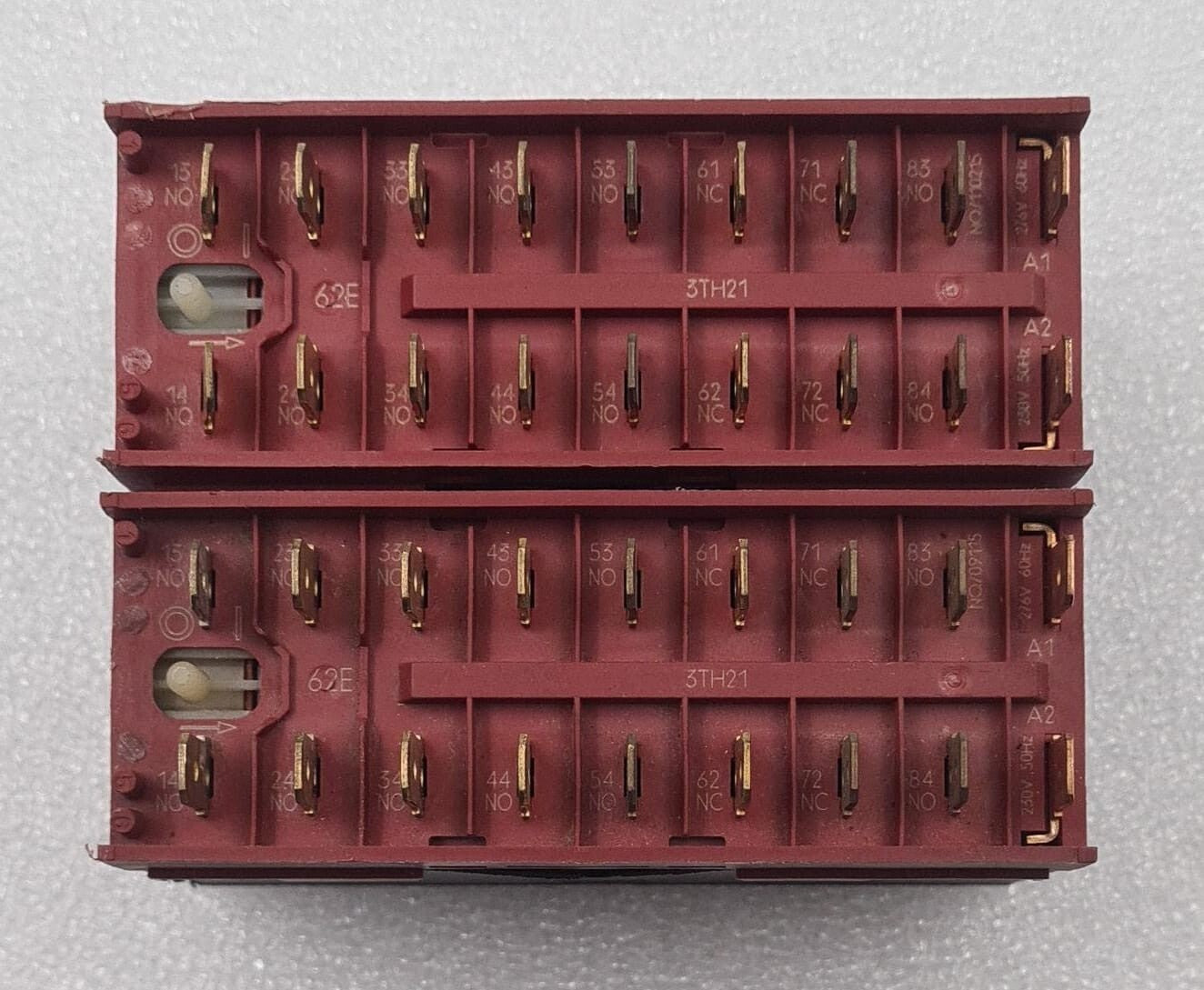 [LOT 3] SIEMENS 3TH2162-7AP0 62E 3TH21 6NO+2NC Control Relay 4A 230V 18-pins