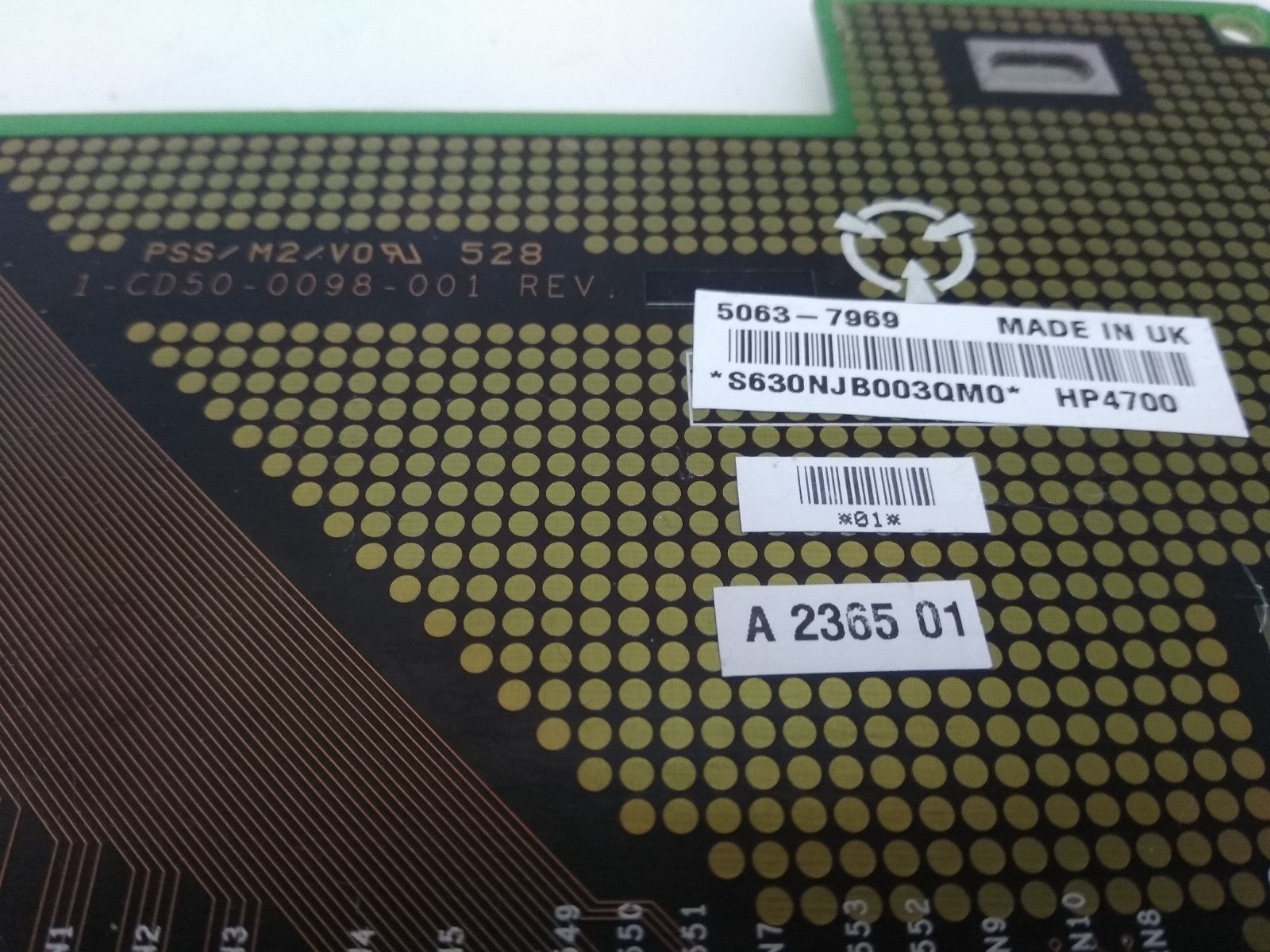 Riser Card Hp4700 1 Cd50 0098 001 Pci e Isa 16 Bit Hp Vectra 500 Model 522