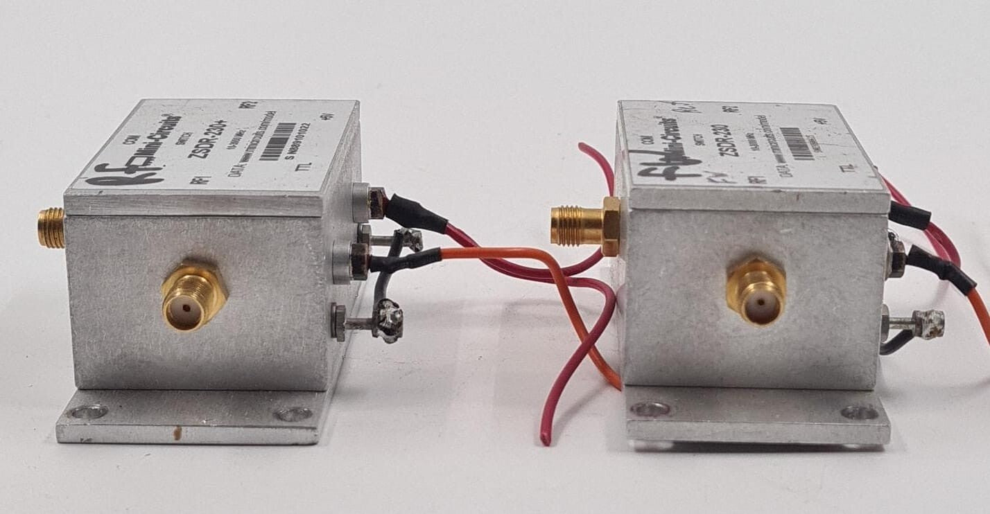 Mini-Circuits ZSDR-230 SMA RF coaxial microwave switch 10–3000MHz with TTL control and metal housing