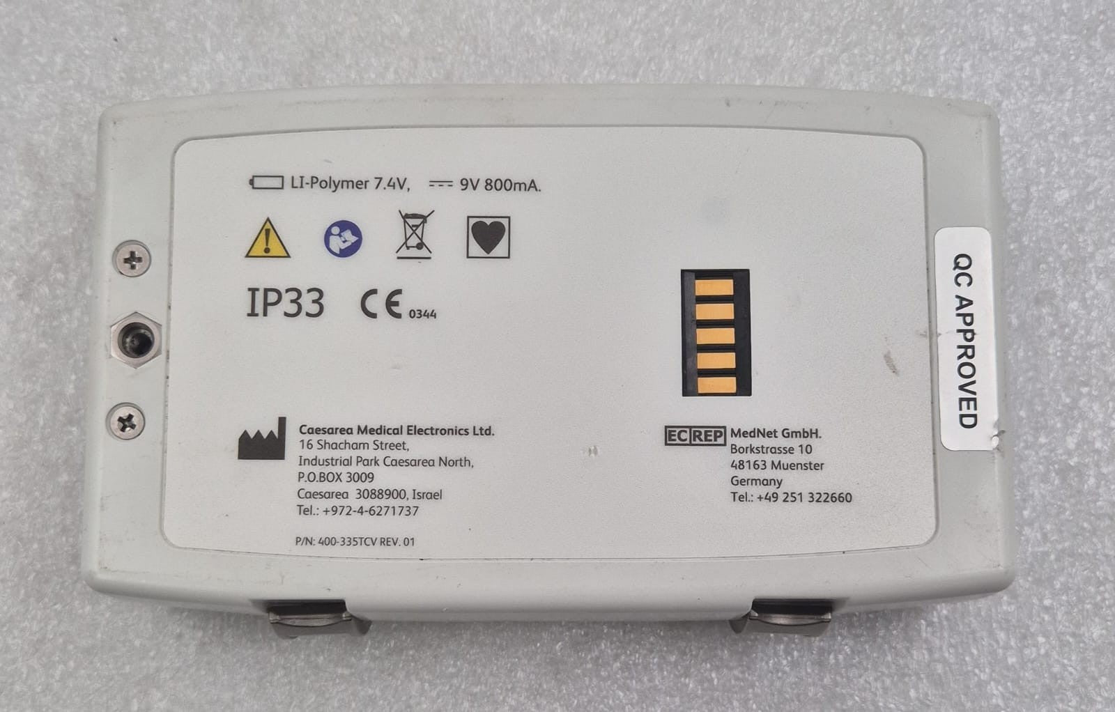 CME Caesarea BD BodyGuard Duo 2-Channel Vet Infusion PUMP 999-903EN **AS-IS**