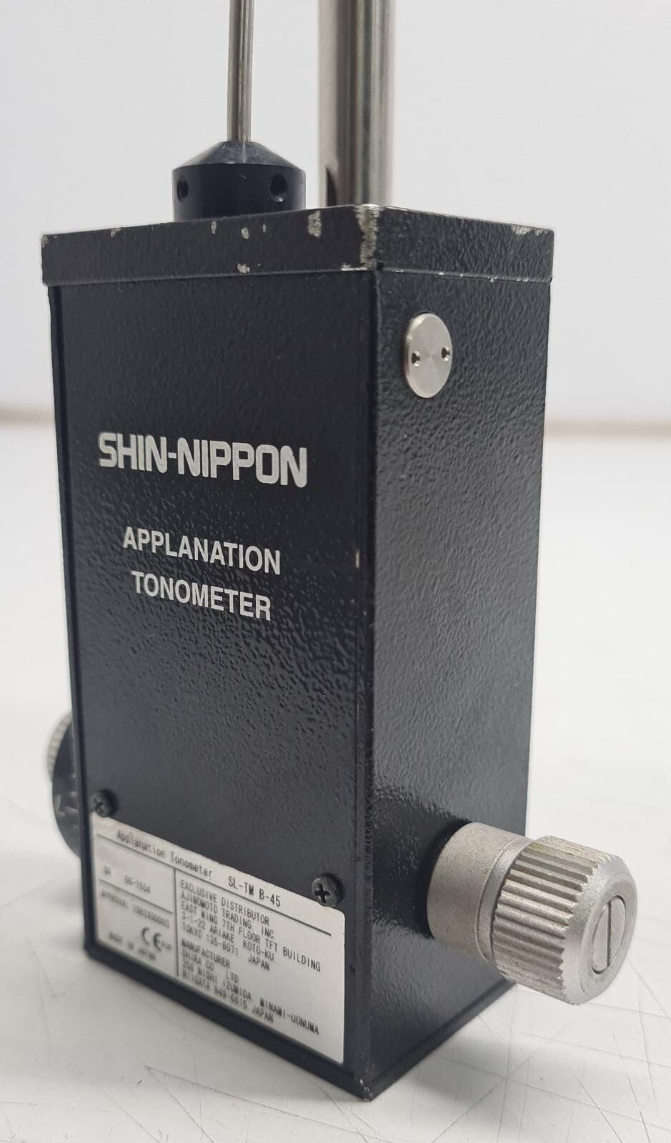 OHIRA SHIN NIPPON Applanation Tonometer SL-TM B-45 for Slit Lamp Optometry