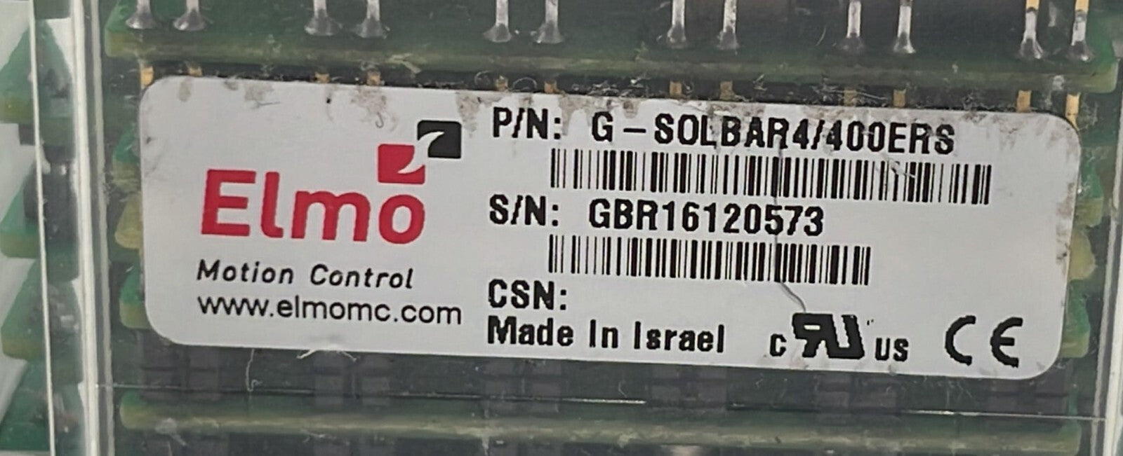 Elmo Motion Control G-SOLBAR4/400ERS Servo Drive