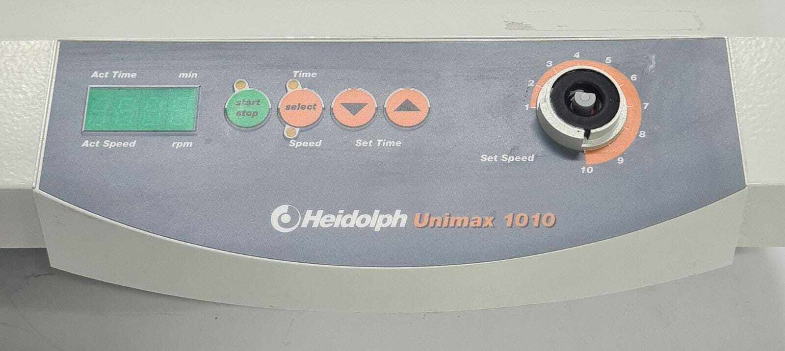 Heidolph Unimax 1010 DT Orbital Shaker Platform 500 RPM Rotator Culture Digital