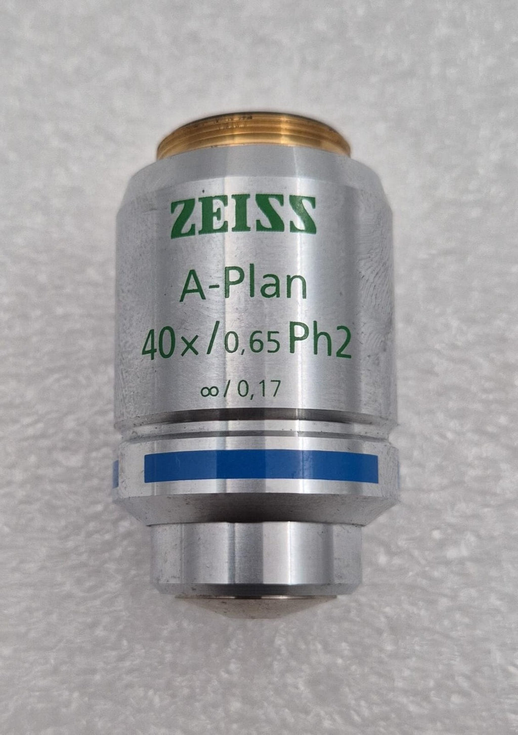 Zeiss A-Plan 40x/0.65 Ph2 ∞/0.17 441051 Microscope Objective Lens
