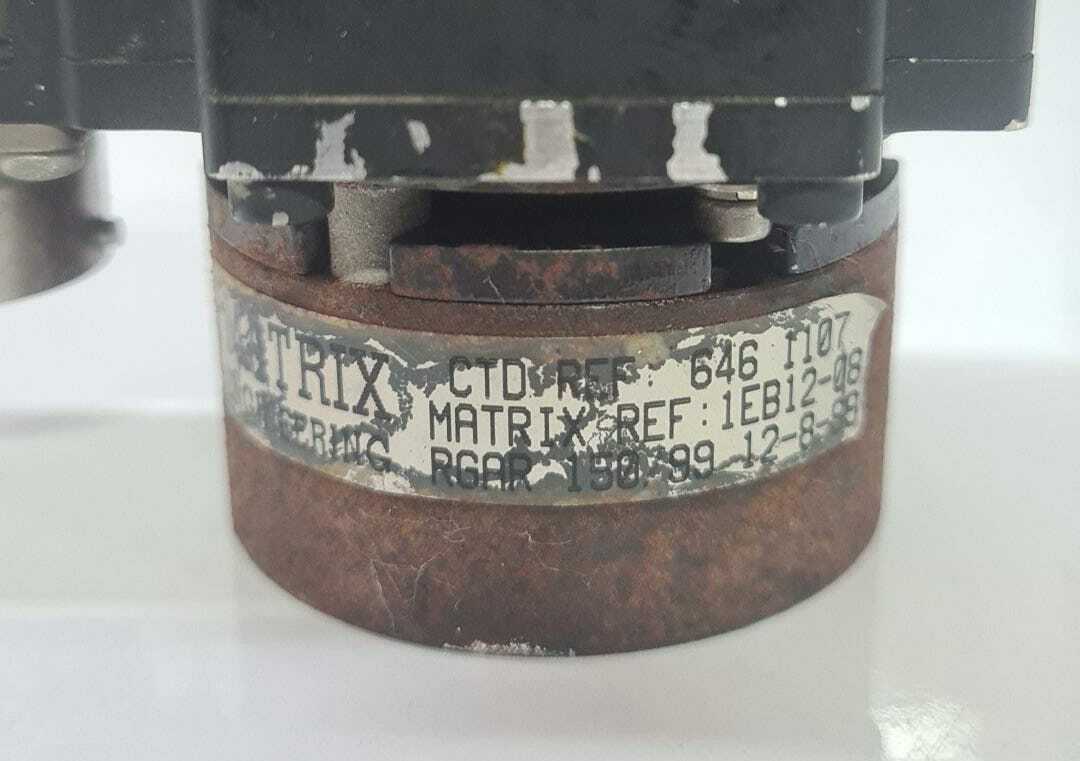 Staubli Brake Motor 55SMA601CBACA W/ Matrix Engineering Encoder 1EB12- 08
