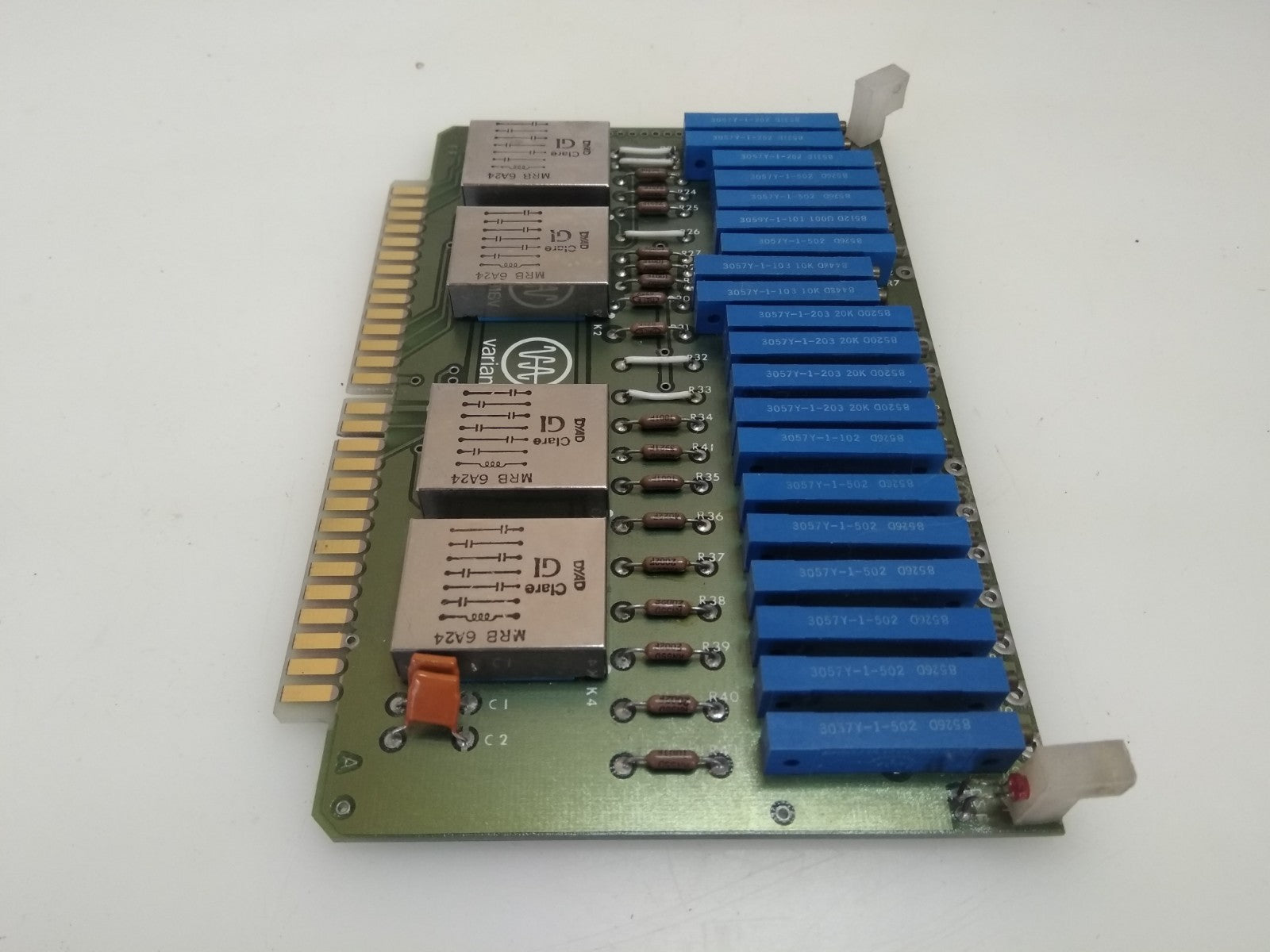 Varian Program Board Pcb Assy d857376 With 20 Pcs Bourns 3057y 1 202
